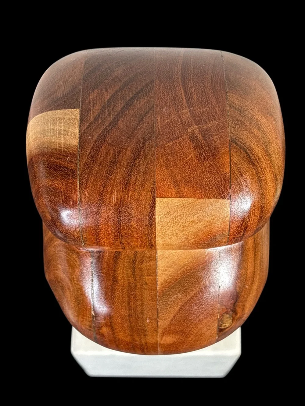 Crate&Barrel Lockhart Wood Elephant Abstract Sculpture 12”